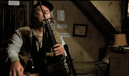 The Jerk Squatting GIF