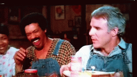 The Jerk Steve Martin Birthday Cake GIF