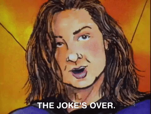 The Jokes Over Your Head Is Over GIF