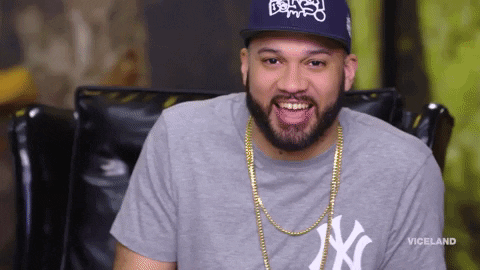 The Kid Mero Imitating Rim Shot GIF