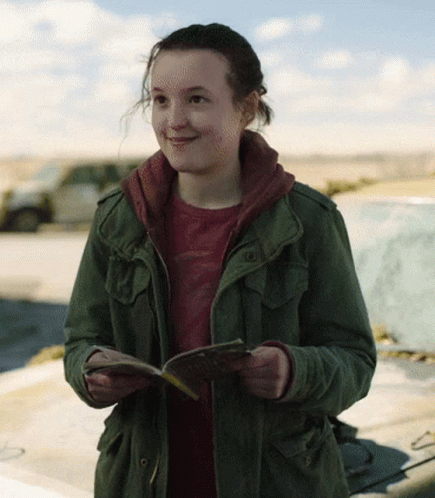 The Last Of Us Ellie Reading A Book GIF