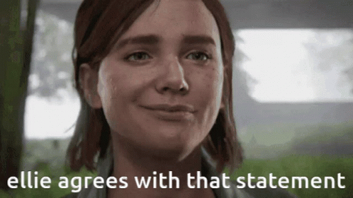 The Last Of Us Ellie Smile To Agree GIF