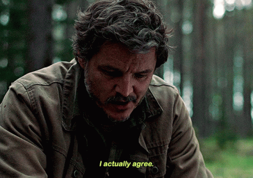 The Last Of Us Joel Eating GIF