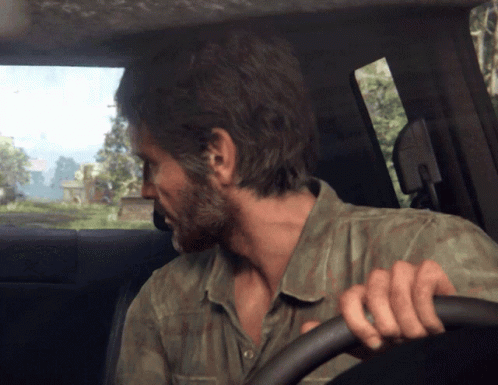 The Last Of Us Joel Looking Back GIF