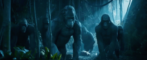 The Legend Of Tarzan Angry Gorillas GIF