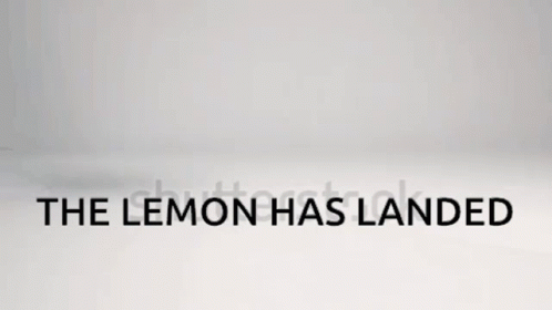The Lemon Has Landed GIF