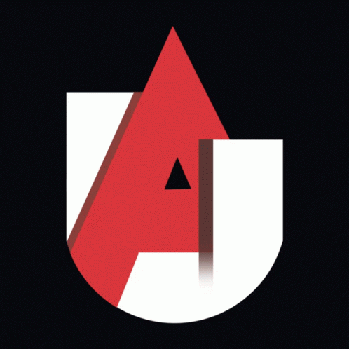 A In White Circle With Red Triangle GIF