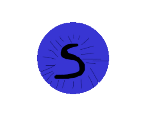 Letter S Surrounded By Red Hearts GIF
