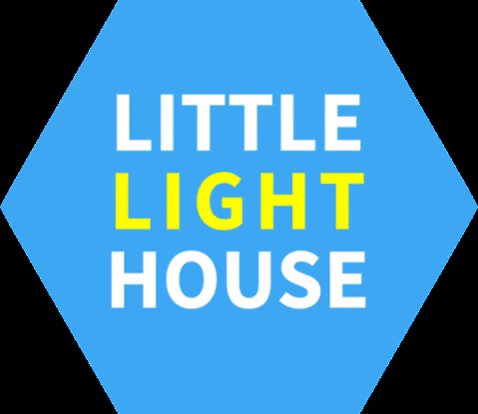 The Lighthouse Colorful Sign Board GIF