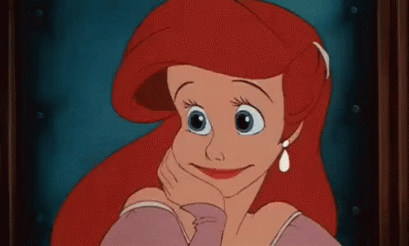 The Little Mermaid Is Nodding GIF