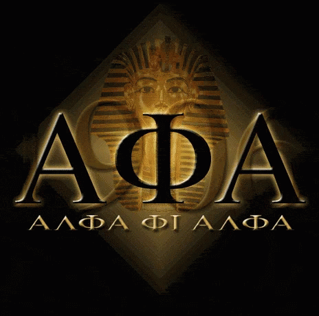 The Logo For Alpha Phi Alpha Fraternity Inc. GIF