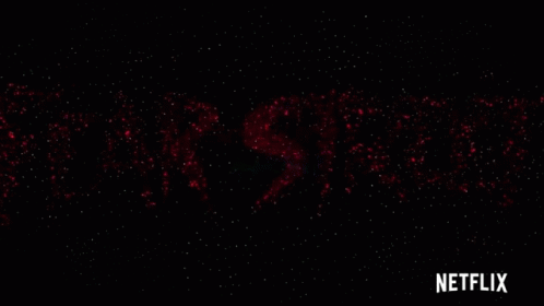 the logo for fear street , a new netflix series , is glowing in the dark .