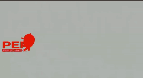 the logo for persona 4 golden is yellow and white