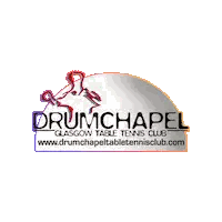the logo for the drum chapel glasgow table tennis club