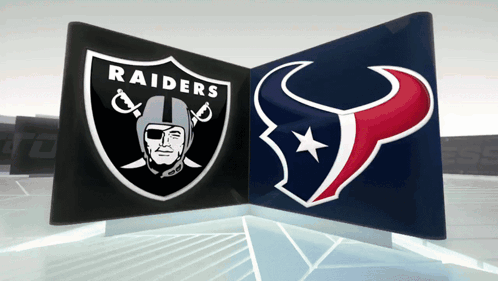 The Logo For The Raiders And The Texans Is Shown GIF