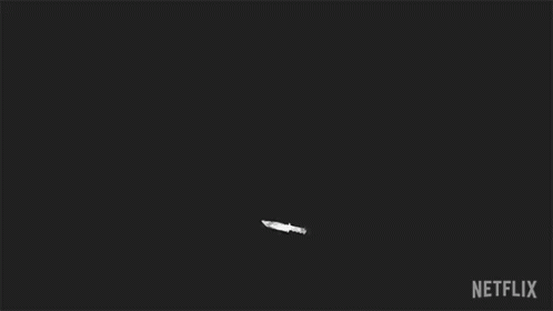 The Logo For The Stress Slashers Is On A Black Background GIF