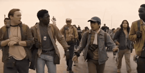 The Long Walk Musketeers GIF