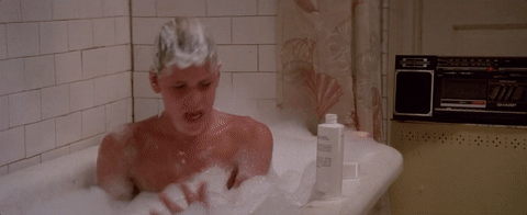 The Lost Boys Bubble Bath Scene GIF