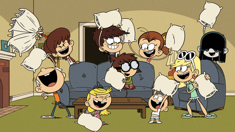 The Loud House Anime Fights GIF
