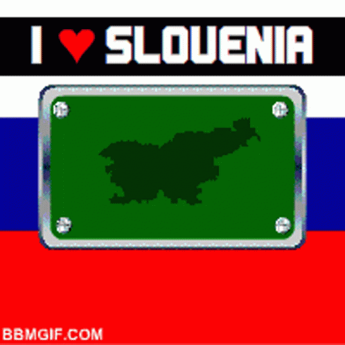 The Map Of Slovenia GIF