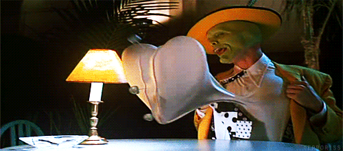 The Mask Flirty Heart GIF