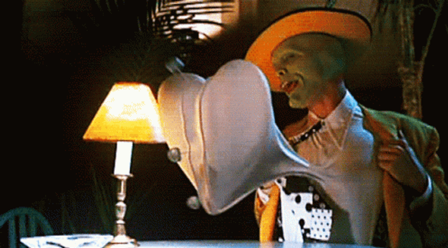 The Mask Heart Beating GIF