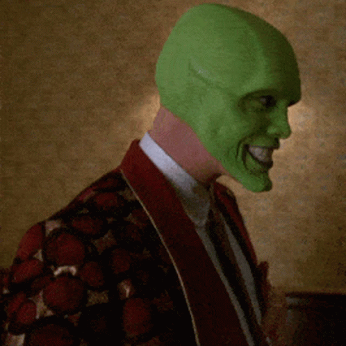 The Mask Shhhh GIF