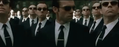 The Matrix Agent Smith Clone GIF