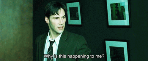 The Matrix Neo Confused Looking Around GIF