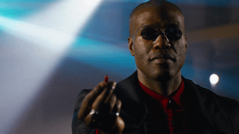 The Matrix Resurrection Morpheus Meditating Meme GIF