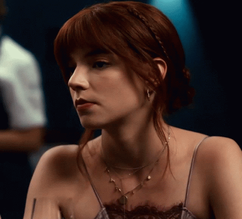 The Menu Smoking Anya Taylor Joy GIF