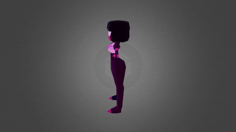 The Model Of Garnet GIF