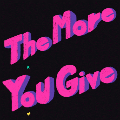 The More Giving Tuesday GIF