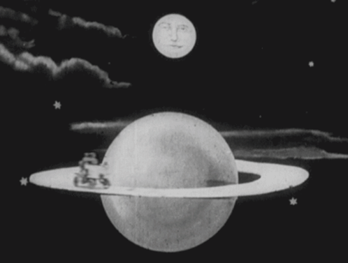 The Motorist Saturn Black And White GIF