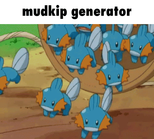 The Mudkip Generator GIF