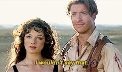 The Mummy Brendan Fraser And Rachel Weisz GIF