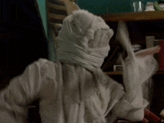 The Mummy Dance And The Kids GIF