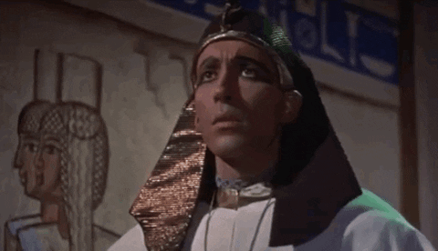 The Mummy Christopher Lee Egyptian Outfit GIF