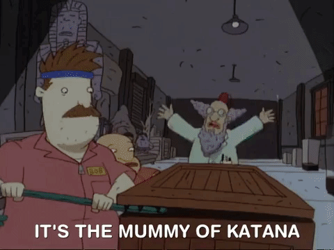 Dr Myron C Luxor The Mummy In The Box GIF