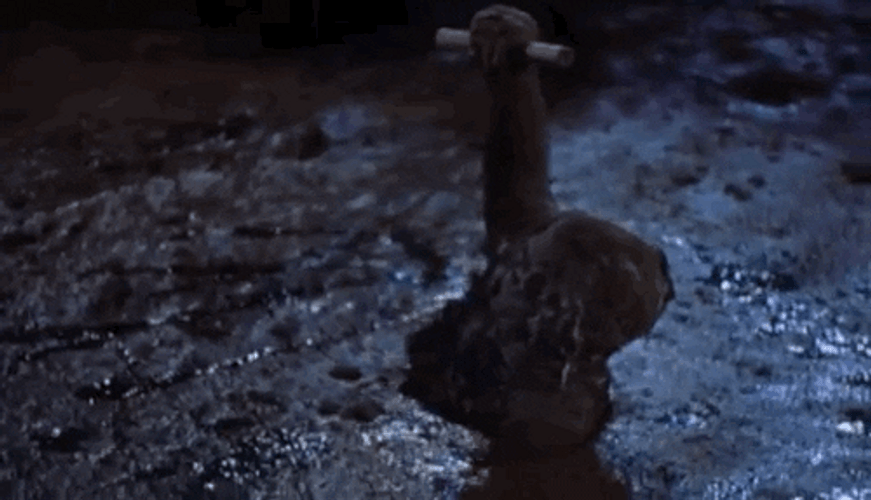 The Mummy Drowning In The Sand GIF