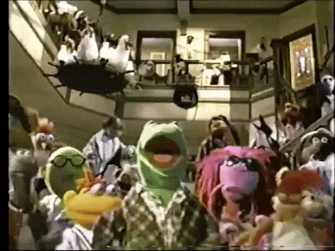 The Muppets Family Partying GIF