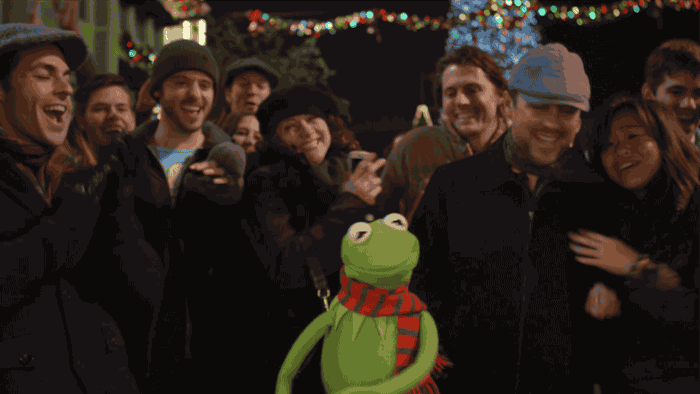 The Muppets Singing In Disneyland GIF