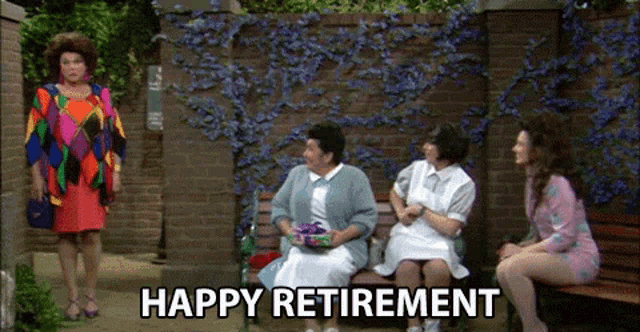 The Nanny Sitcom Characters Happy Retirement GIF