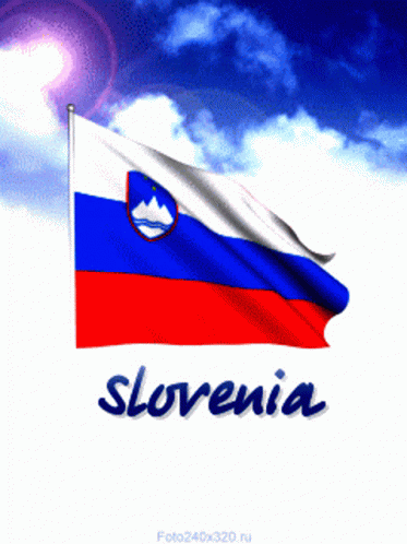 The National Flag Of Slovenia GIF