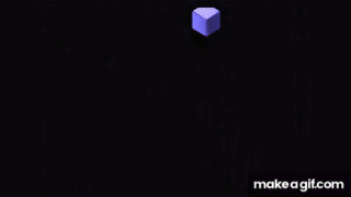 The Nintendo Gamecube Logo With Two Cats On It GIF