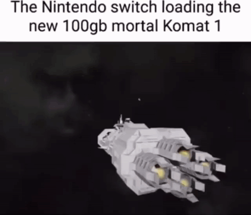 The Nintendo Switch Is Loading The New 100 Gb Mortal Kombat 1 GIF