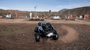 the number 122 is on the back of the vehicle