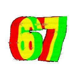 the number 76 is displayed in red and green on a white background
