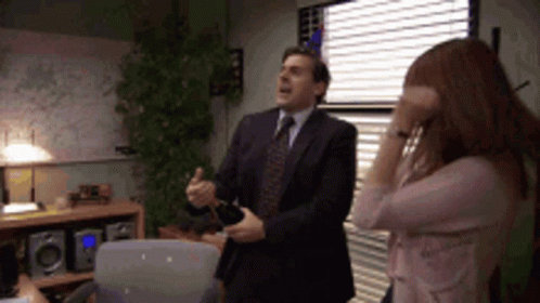 The Office Birthday Erin Hannon Crazy Dancing GIF