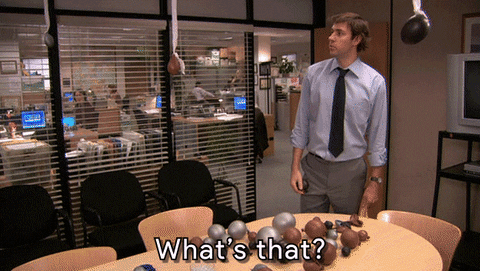 The Office Birthday Jim And Dwight Arguing GIF